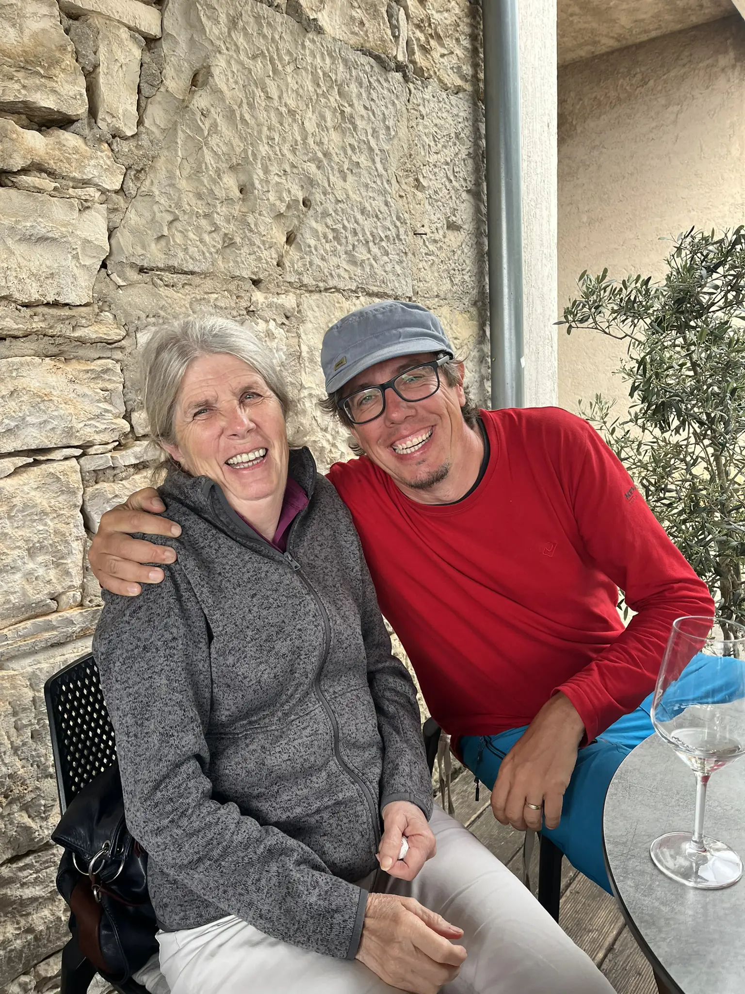 Christian zu Besuch