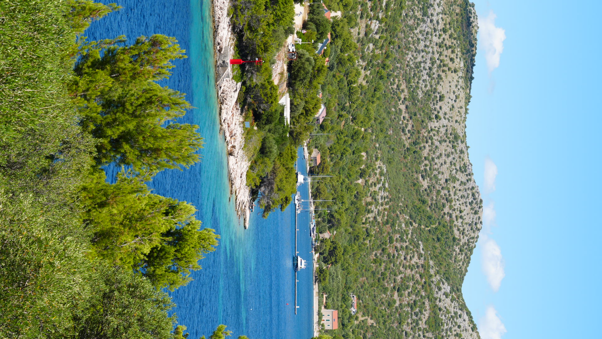 Lastovo aus der Luft