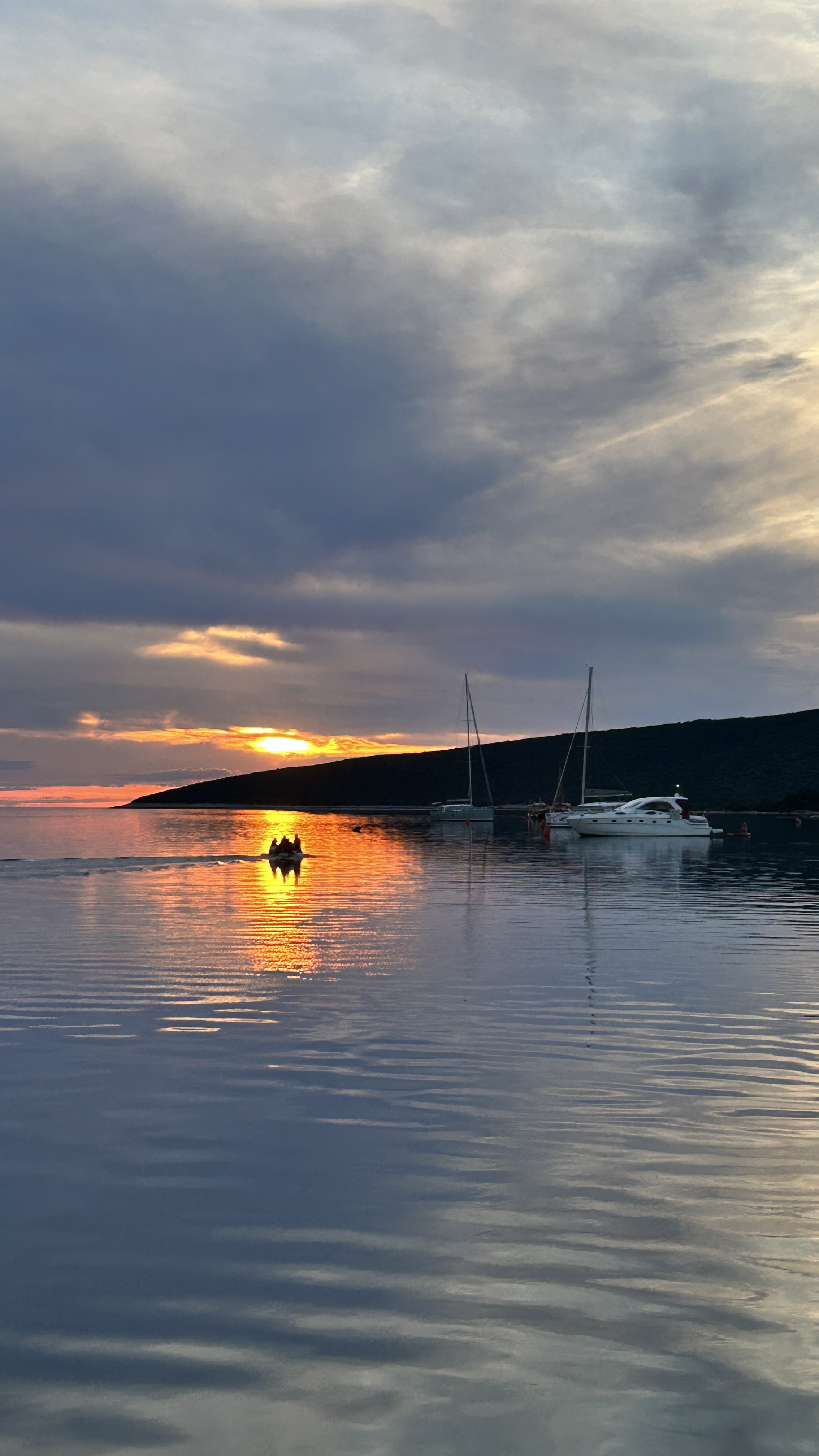 Sonnenuntergang über Rava