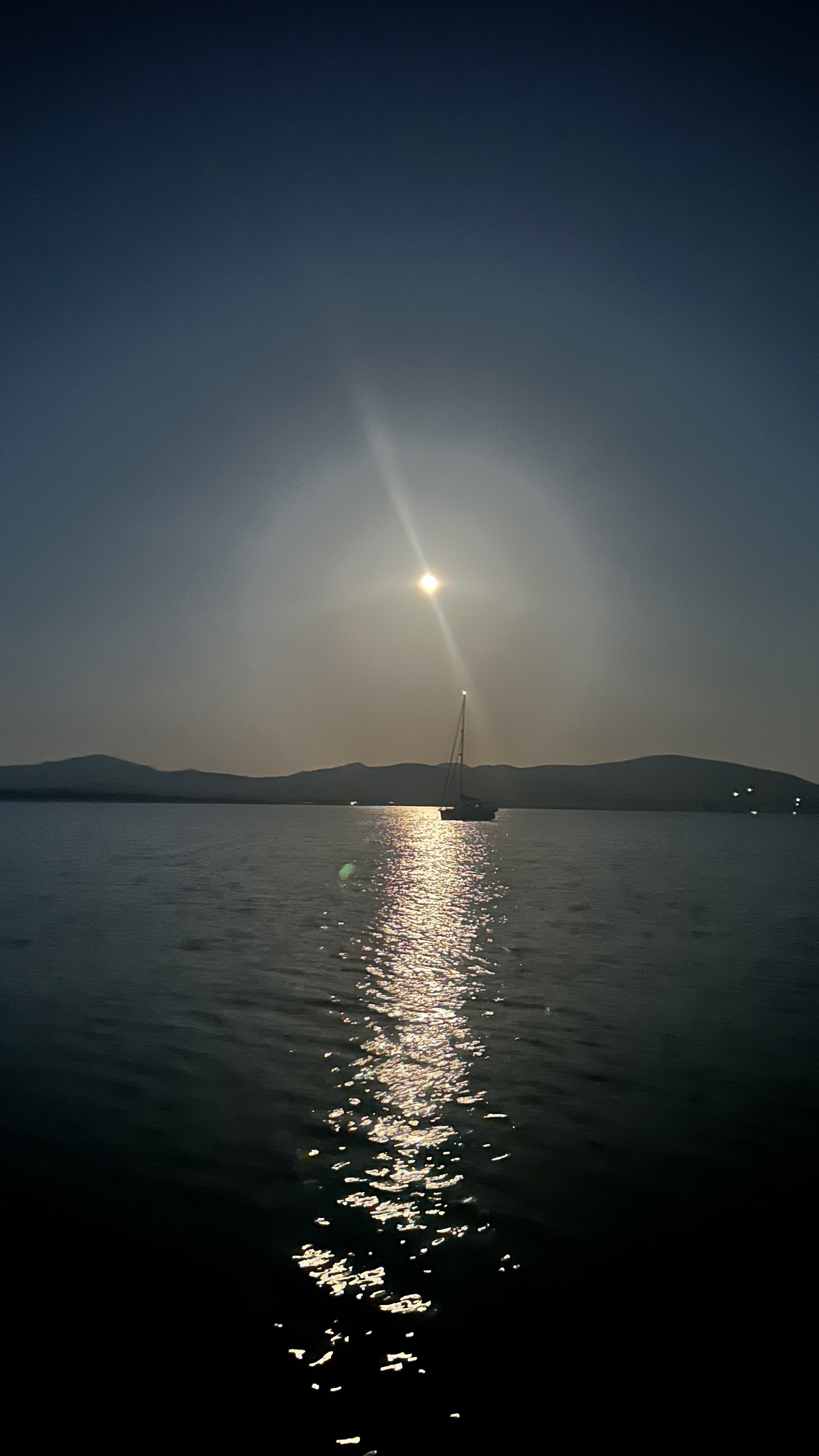 Sonnenuntergang über Süd-Sardinien