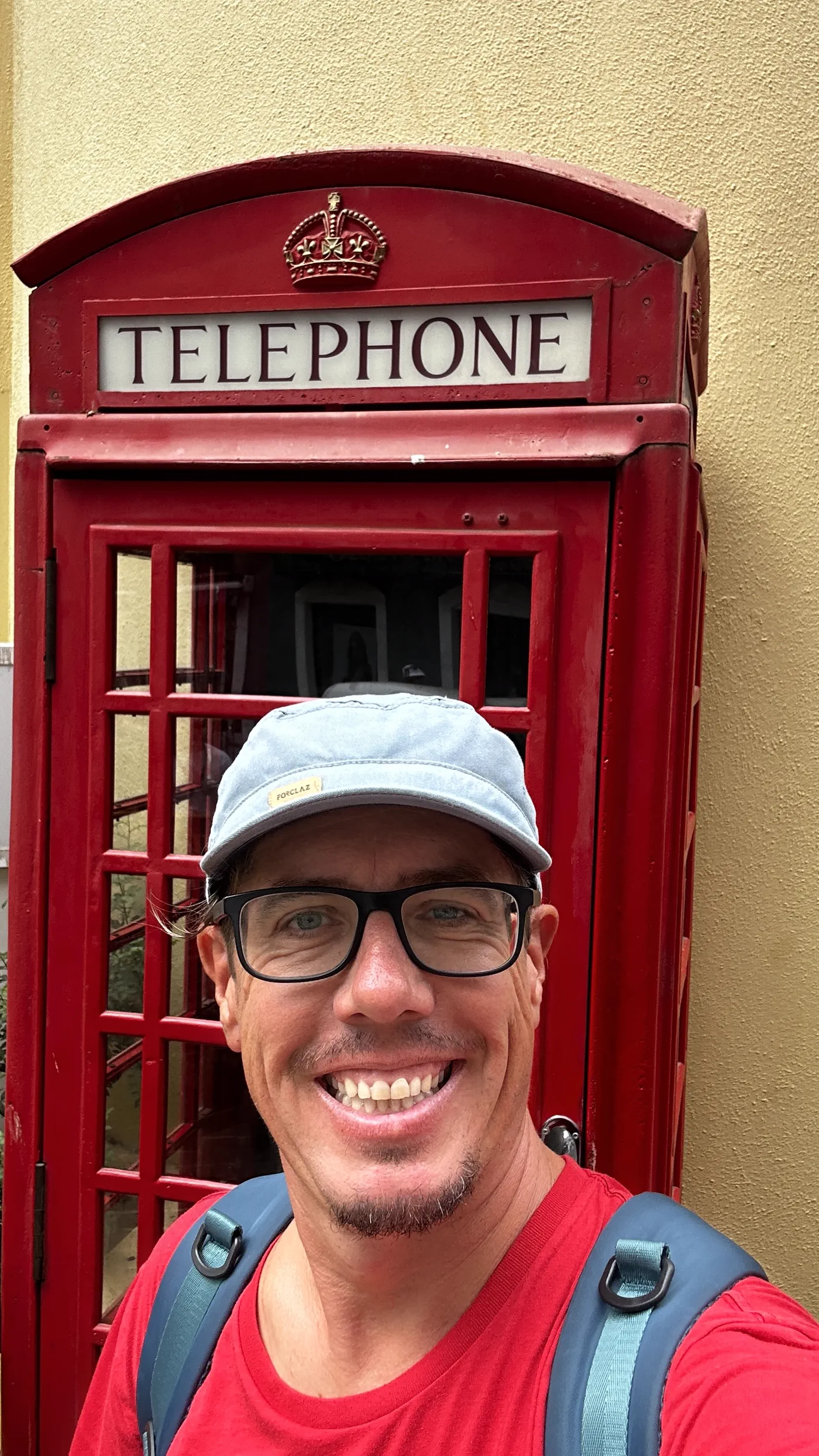 Rote Telefonzelle in Gibraltar