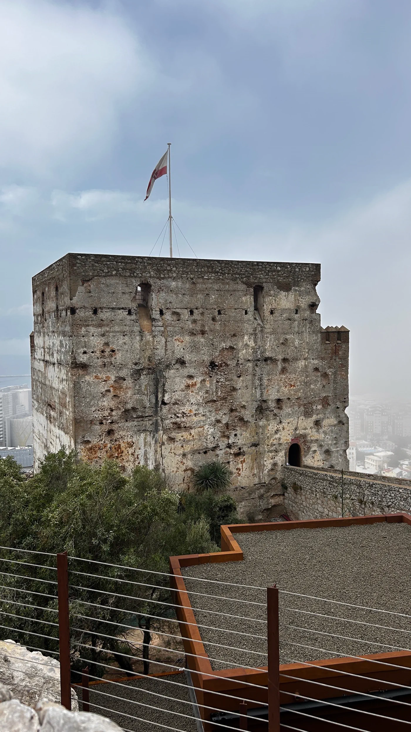 Die maurische Burg über der Stadt