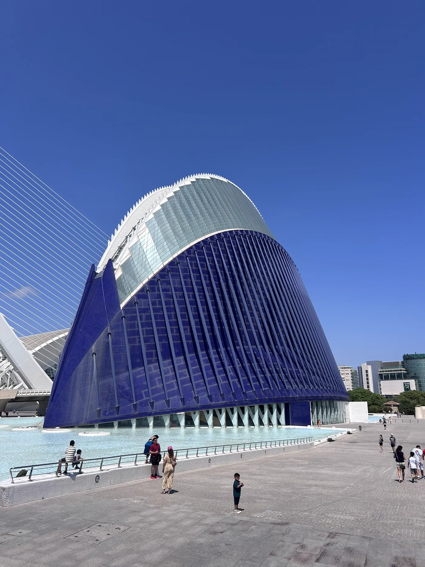 Moderne Architektur in der Ciudad de las Artes