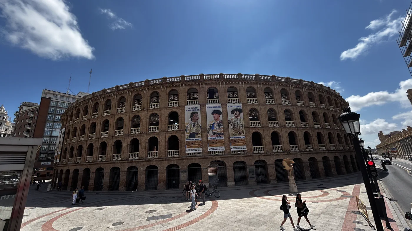 Die Stierkampfarena von Valencia