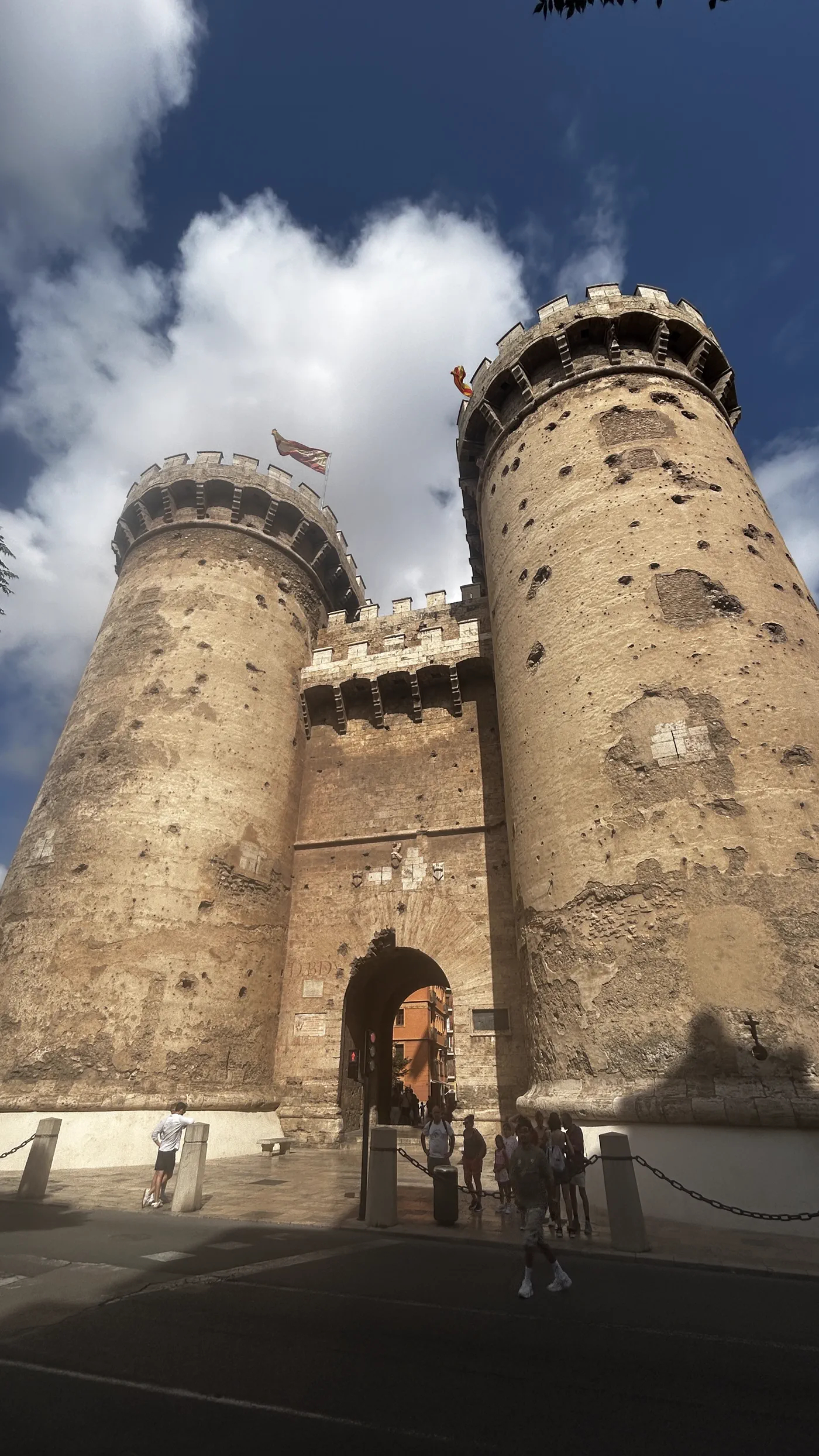 Die Torres de Quart, altes Stadttor von Valencia